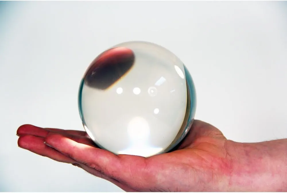 - 100mm - Approx. 4 Zeekio Clear skillfully adaptable sequential prohibitively Acrylic Contact Ball 
