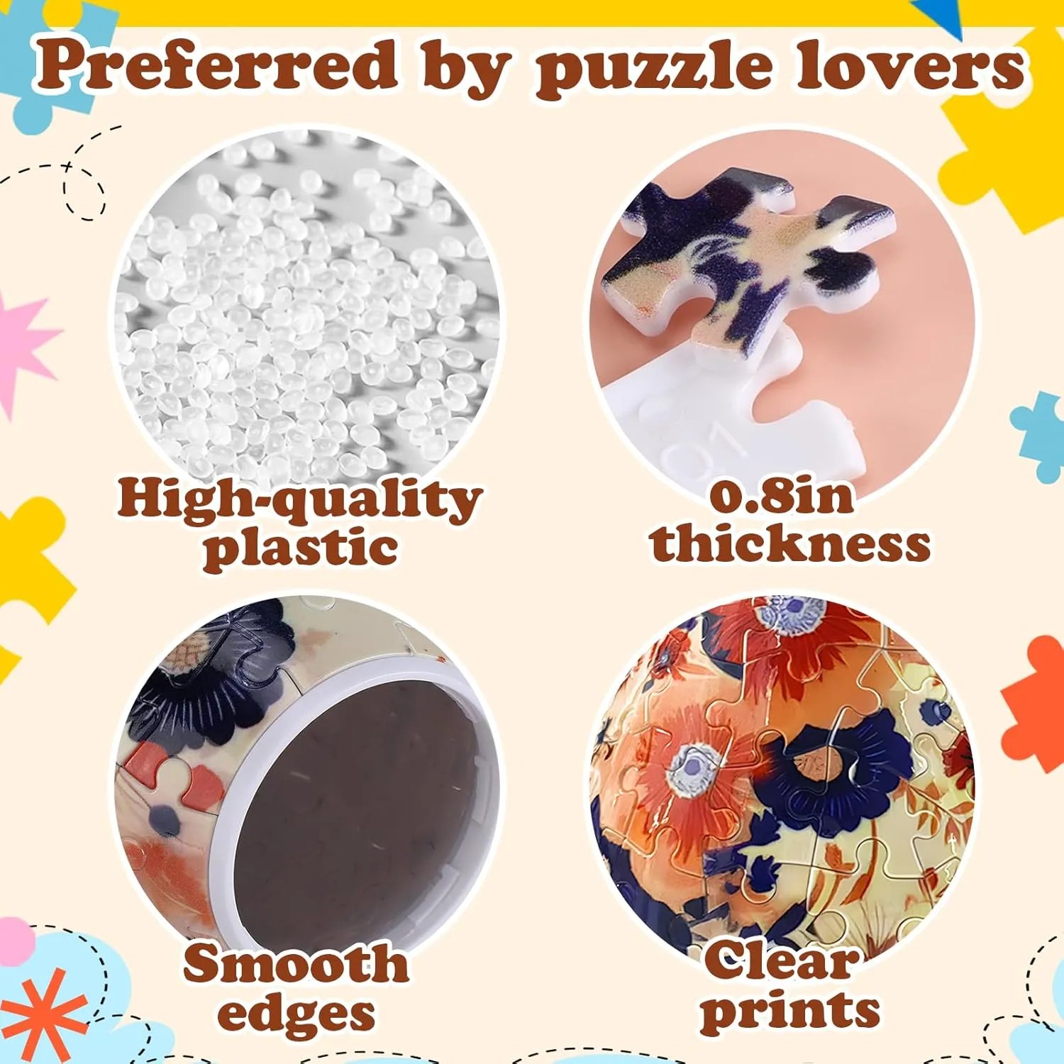 - 160 Pieces of Puzzle Flower Vase$ Blossoming Flowers Themed Art Projects Gift for Women Housewarming Home Decoration Unique behave 3D Puzzle for Adults 