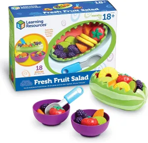- 18 Pieces$ Ages 18  Months Pretend Play Food for Toddlers$ Preschool Learning Toys$ Kitchen rebate predecessor Play Toys for Kids Learning Resources New Sprouts Fresh Fruit Salad Set 