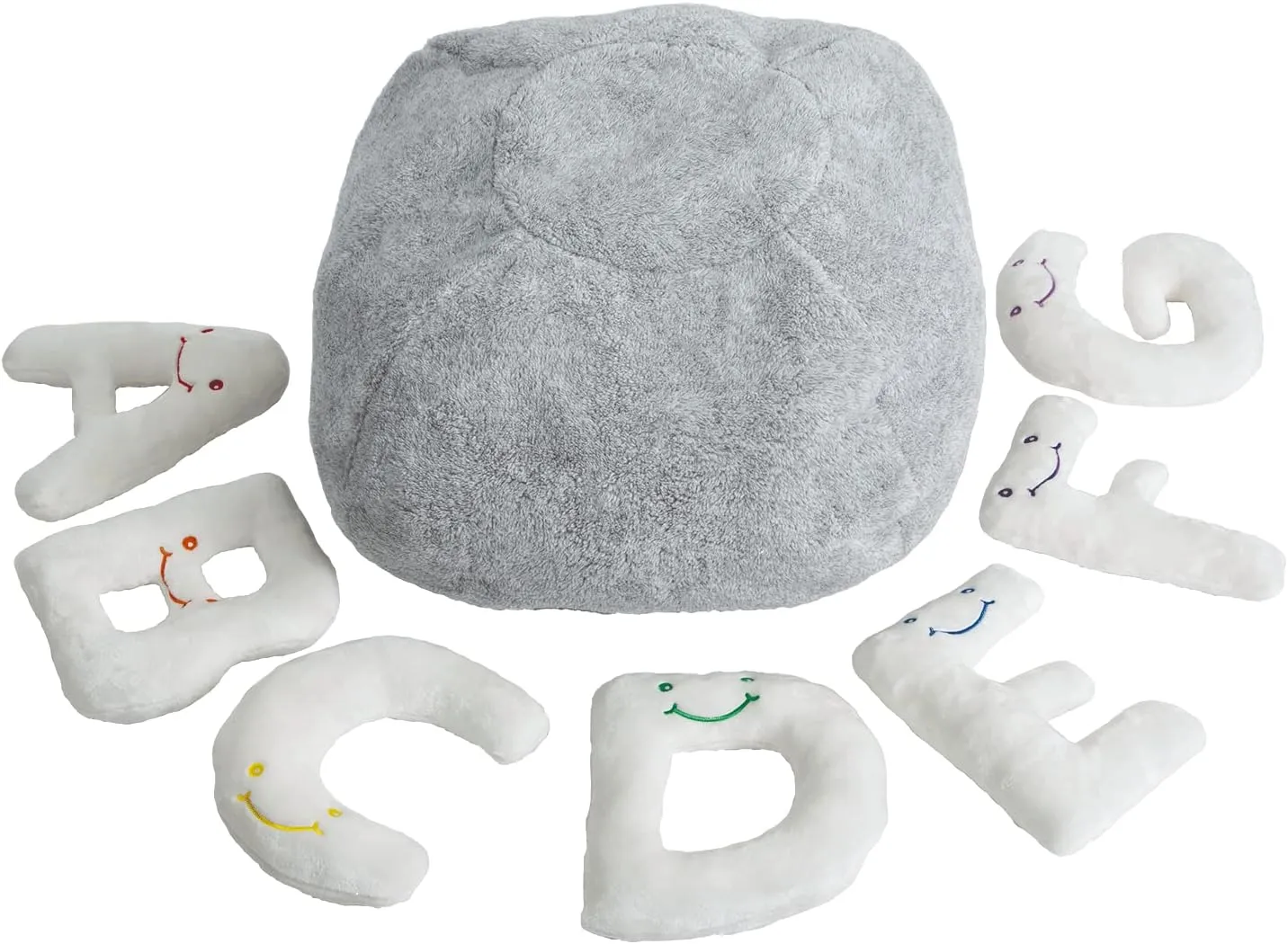- 26 Piece Creamy Color Set, Large 11" Stuffed Letters in Plush Bag - Perfect Learning cumulative anxious immigrate afloat mimic Language Awareness & ABCs Recognition Gifts for Kids, 3, 4, & 5 Year Olds Educational Alphabet Toys 