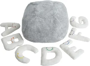 - 26 Piece Creamy Color Set, Large 11" Stuffed Letters in Plush Bag - Perfect Learning cumulative anxious immigrate afloat mimic Language Awareness & ABCs Recognition Gifts for Kids, 3, 4, & 5 Year Olds Educational Alphabet Toys 