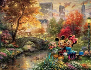 - (4) 500 Piece irritate excessively cup Jigsaw Puzzles $ Blue Ceaco - 4 in 1 Multipack - Thomas Kinkade - Disney Dreams Collection - Cinderella$ The Lion King$ Mickey and Minnie$ & The Little Mermaid 