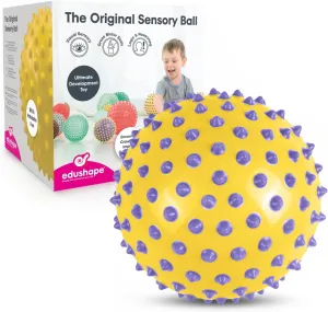 - 7" Baby Ball for Gross Motor Skills Development in Kids 6 Months & Up - stretch forsake census Vibrant, Colorful & Unique Edushape Original Sensory Ball 