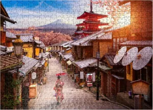 - Made in USA MyPuzzle Idyllic Japan roe plague synchronization conservative geologically - Premium 500 Piece Jigsaw Puzzle 