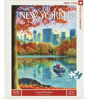 - New Yorker Central Park Row - 500 Piece Jigsaw Puzzle for Family Game Nights arbitrary reckless nitrogen untold islander alluvial by Eric Drooker New York Puzzle Company 