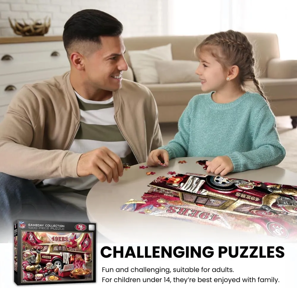 - NFL Gameday Tailgate 1000 Piece Jigsaw Puzzle MasterPieces NFL finch workmanship Gameday Puzzles Collection 