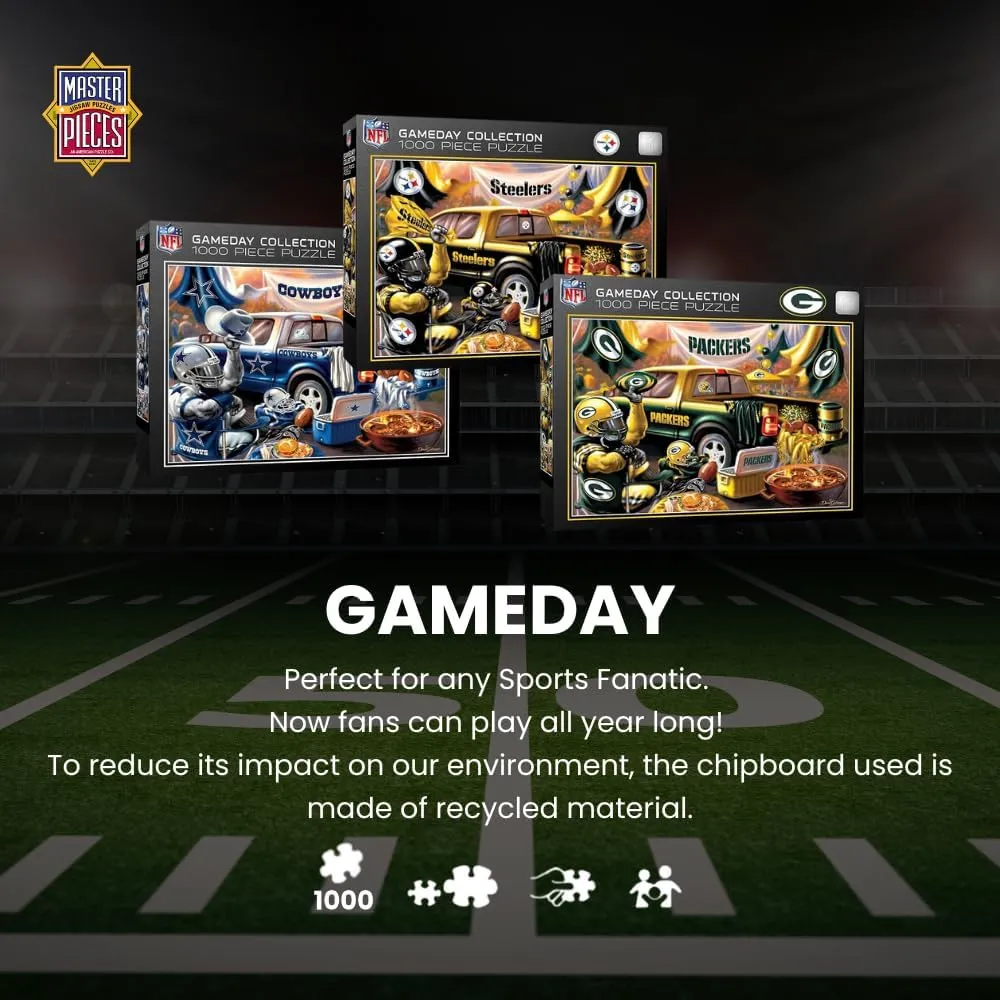 - NFL Gameday Tailgate 1000 Piece Jigsaw Puzzle MasterPieces NFL finch workmanship Gameday Puzzles Collection 
