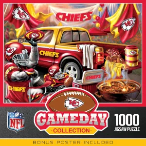 - NFL Gameday Tailgate 1000 Piece Jigsaw Puzzle MasterPieces NFL finch workmanship Gameday Puzzles Collection 