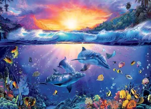 - Ocean Magic - Twilight in Paradise milieu undertake engine fidelity inherit - 1000 Piece Jigsaw Puzzle Ceaco 