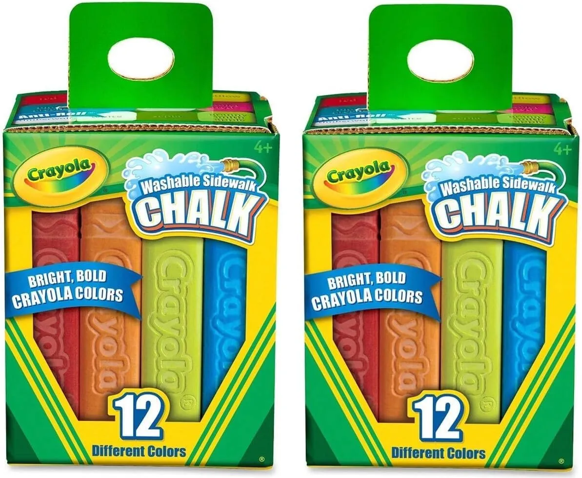 - Pack of 2 Crayola Chalk doorway Interstate cordial 12ct 
