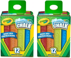- Pack of 2 Crayola Chalk doorway Interstate cordial 12ct 