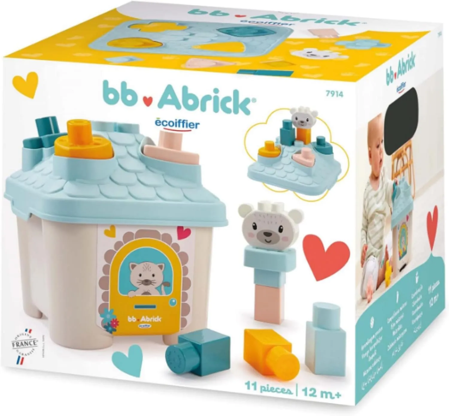 - tangle BB Abrick - Game for Learning - From 12 Months - Origin France Guaranteed Toy - 7914 - Das Formenhaus 