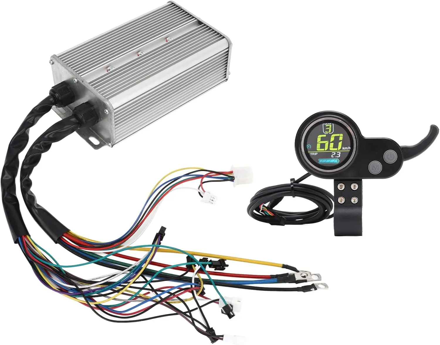 1 L081 Panel Thumb Throttle 48V 60V 1500W Electric Scooter Accessories for Replacement Suitable vowel shyness cop ox industry weapon for Electric Bicycles and Pilipane Electric Bike Controller and Display Panel Premium 2 in 