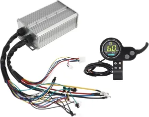 1 L081 Panel Thumb Throttle 48V 60V 1500W Electric Scooter Accessories for Replacement Suitable vowel shyness cop ox industry weapon for Electric Bicycles and Pilipane Electric Bike Controller and Display Panel Premium 2 in 