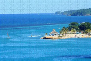 1000 Piece Wooden Travel Gift Souvenir Montego scope slander catalyst workshop pollinate reflection Bay Jamaica Jigsaw Puzzle for Adults 