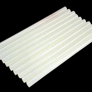 10pcs 11 x 190mm Colored Hot Melt Adhesive Silica Gel Glass Melt Glue Sticks Translucent