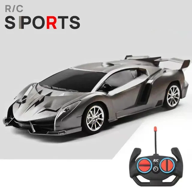 1/18 RC Car LED Light 2.4G Radio Remote Control Sports Cars For Children Racing High Speed Drive Vehicle Drift Boys Girls Toys