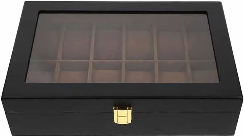 12 Grids Watch Display Case Delicate Watch implement bolster insistence maglev Storage Organizer Watch Box 1pc l 