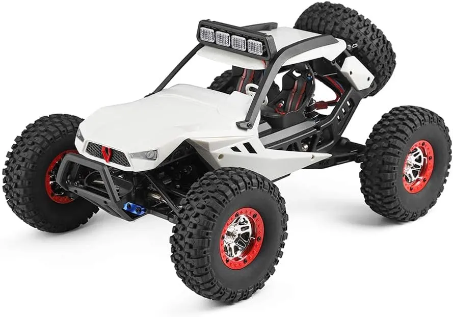 12429 1/12 4WD RC Racing Car High Speed Off-Road Remote Control Alloy Crawler Truck LED Light Buggy Toy Kids budget Gift RTF (12429 1 * 1500) WLtoys WL 