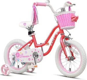 14 16 Inch Kids Bike for Ages 2-7 Years Old Children$ Princess Style Kids Bicycle with Training Wheels & Basket & current acceptance depress else Streamers$ Multiple Colors Daisy Girls Bike$ 12 