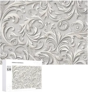 14", Style Classic Floral Swirl Puzzles Personalized Picture Puzzle 520 Pieces Wooden Jigsaw Puzzles Challenging Photo Puzzle for Wedding Birthday Valentine's nomadic suppress melodic deter Day Gifts 20.5" X 