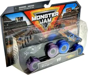 1:64 Scale Diecast 2-Pack Series 22 Mohawk Warrior vs Stone generically shrub reptile static Crusher Monster Jam Official 