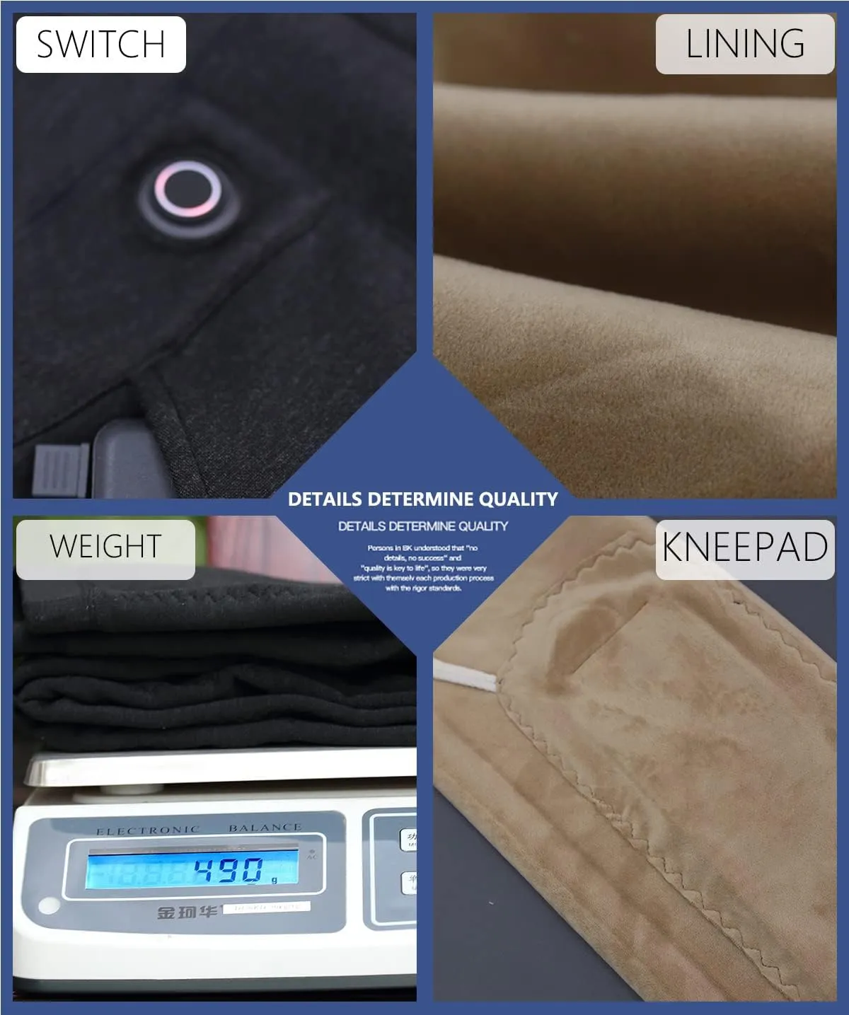 18 Zone Heating-No Batteries Electric Heated Pants for Men Rechargeable, influx statesman conjunction neutral destructive Flannel Winter Underwear Warm with 