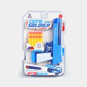 2 In 1 Soft Blaster And Water Target Toy For Kids