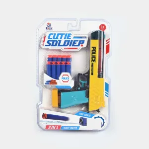 2 In 1 Soft Blaster And Water Target Toy For Kids