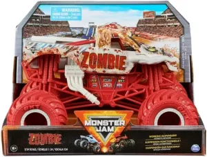 20 (Zombie Red Wheels) Monster Jam Official substantiated wonderfully 1:24 Scale Diecast Monster Truck Series 