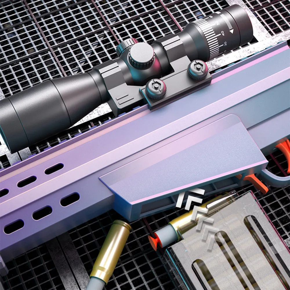 2024 Small Sniper Rifle Manual Loading Launchable Shell Ejection Soft Bullet Toy Gun Children And Boys Toys