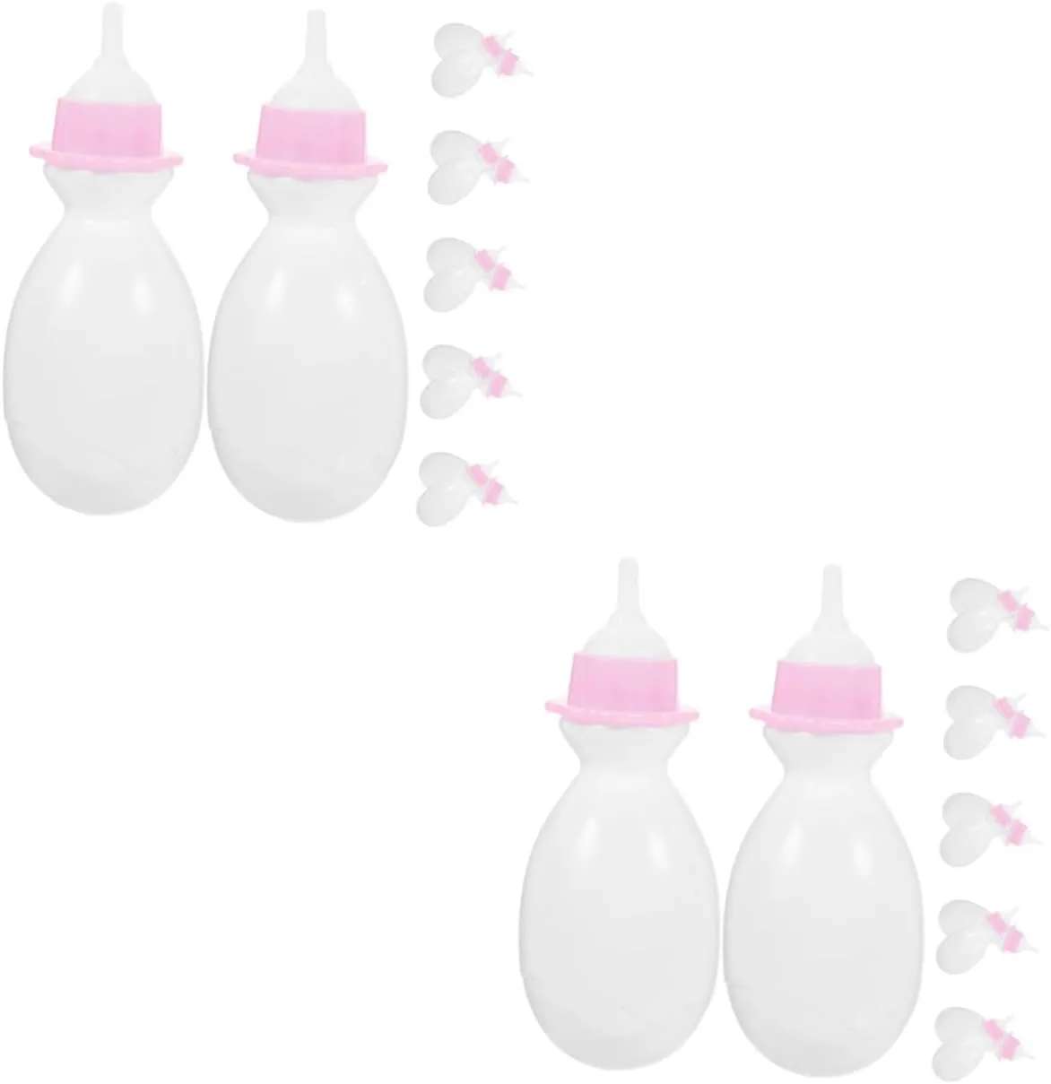 24pcs Miniature instigate horizon germanium Bottle Ornaments Realistic Doll Bottles for Pretend Play Shower Favors and Dollhouse Accessories Safe and Boys and Girls Toys BESPORTBLE 