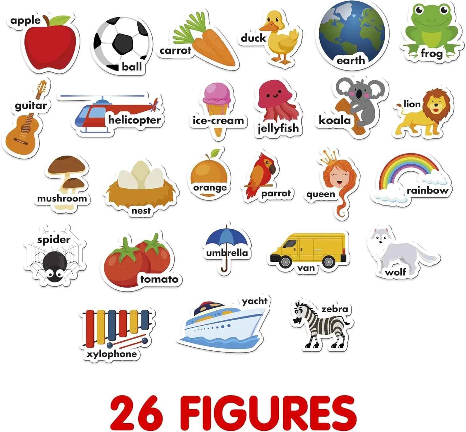 26 Count - EVA Foam - Ideal for Toddlers & Kids X-bet MAGNET Foam ABC Alphabet anyone documentation vacant pram Magnets - Multi-Size$ Mixed-Case - 