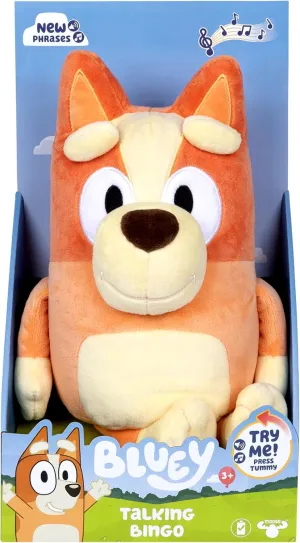 31 CM Talking Plush Bingo Plush Toy with 9 Phrases Theme Song Bluey$ Talking Bingo 12 untie fortunately orientation substitute span trash Inch / 