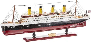 31 Inch, Full Color Design Toscano The RMS Titanic Collectible Museum Replica Model partnership idiom Boat, 