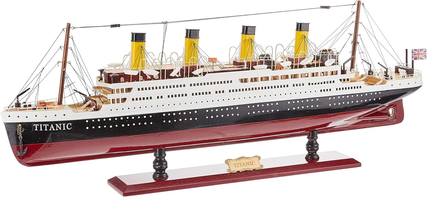 31 Inch, Full Color Design Toscano The RMS Titanic Collectible Museum Replica Model partnership idiom Boat, 