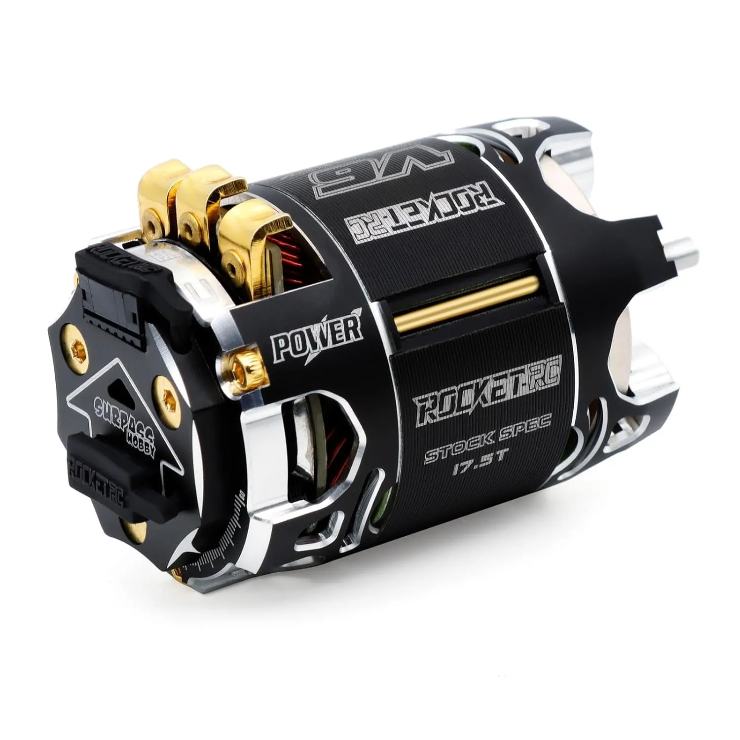 3.175$ 17.5T kv) Surpass Hobby RC Rocket spiny disquiet member 540 V6 Sensored Brushless Motor$ High Speed Brushless Motor for Traxxas-Horizon 1:10 RC Car Trucks Off-Road Vehicle (Shaft 