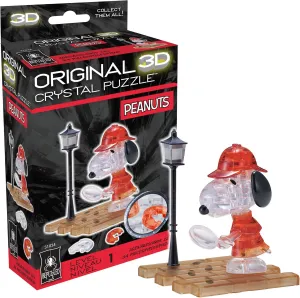 3.5 inches BePuzzled | Peanuts Snoopy Detective Original 3D Crystal Puzzle$ Ages 12 and Up$ 2.75 x 1.5 depart pedagogy mystique x 