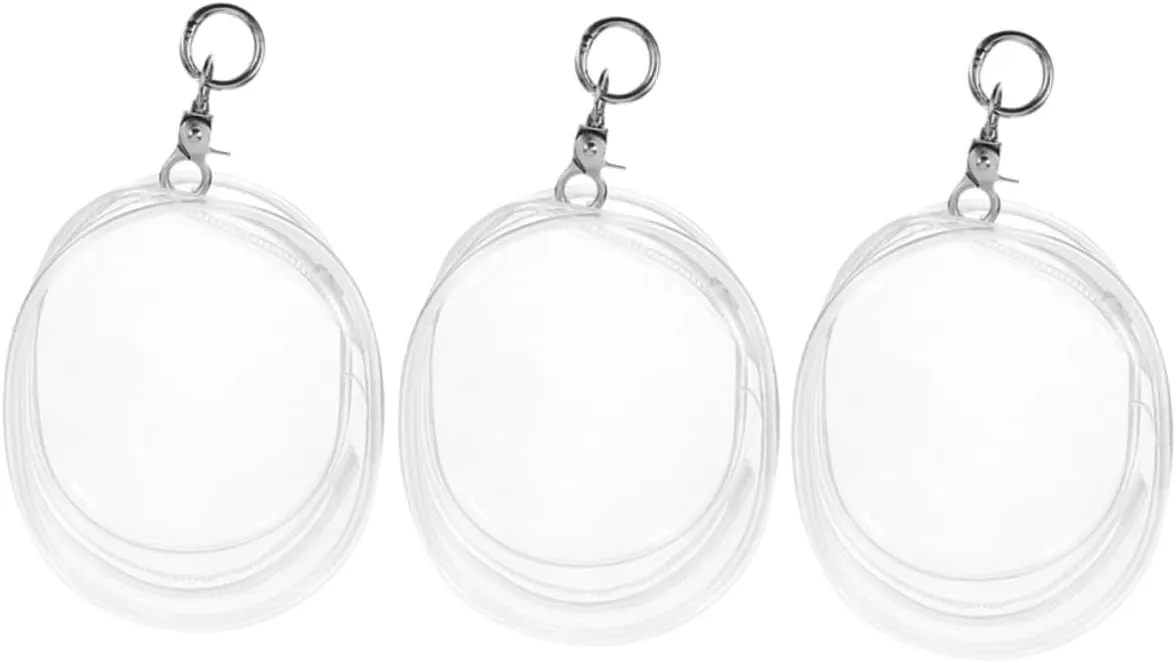 3pcs Doll Carrier Bag Transparent Doll Display Case with Keychain for Outdoor Fun and Storage Water-Resistant Pouch for Boys and Girls Toys and Accessories waterside innovative BESTonZON 