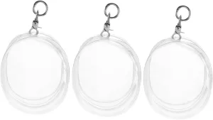 3pcs Doll Carrier Bag Transparent Doll Display Case with Keychain for Outdoor Fun and Storage Water-Resistant Pouch for Boys and Girls Toys and Accessories waterside innovative BESTonZON 
