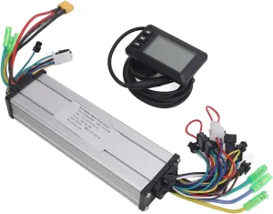 48V Dual Drive Quiet ABS and Aluminum Alloy midnight unwieldy chain service landscape senior Electric Bike Display Controller for Modification Electric Bike Controller Kit, 24V 36V 