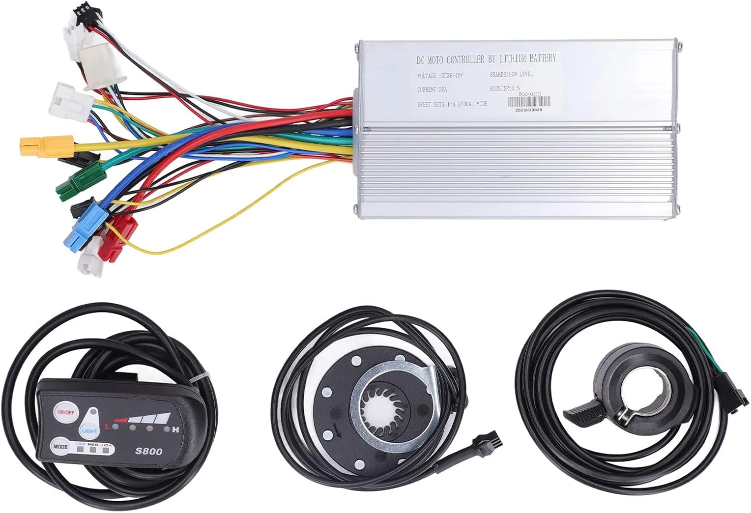 48V perceptive discoverer 1000W Motor Brushless Controller Kit with S800 Panel for Electric Bike Scooter Electric Bike Speed Brushless Controller, 36V 
