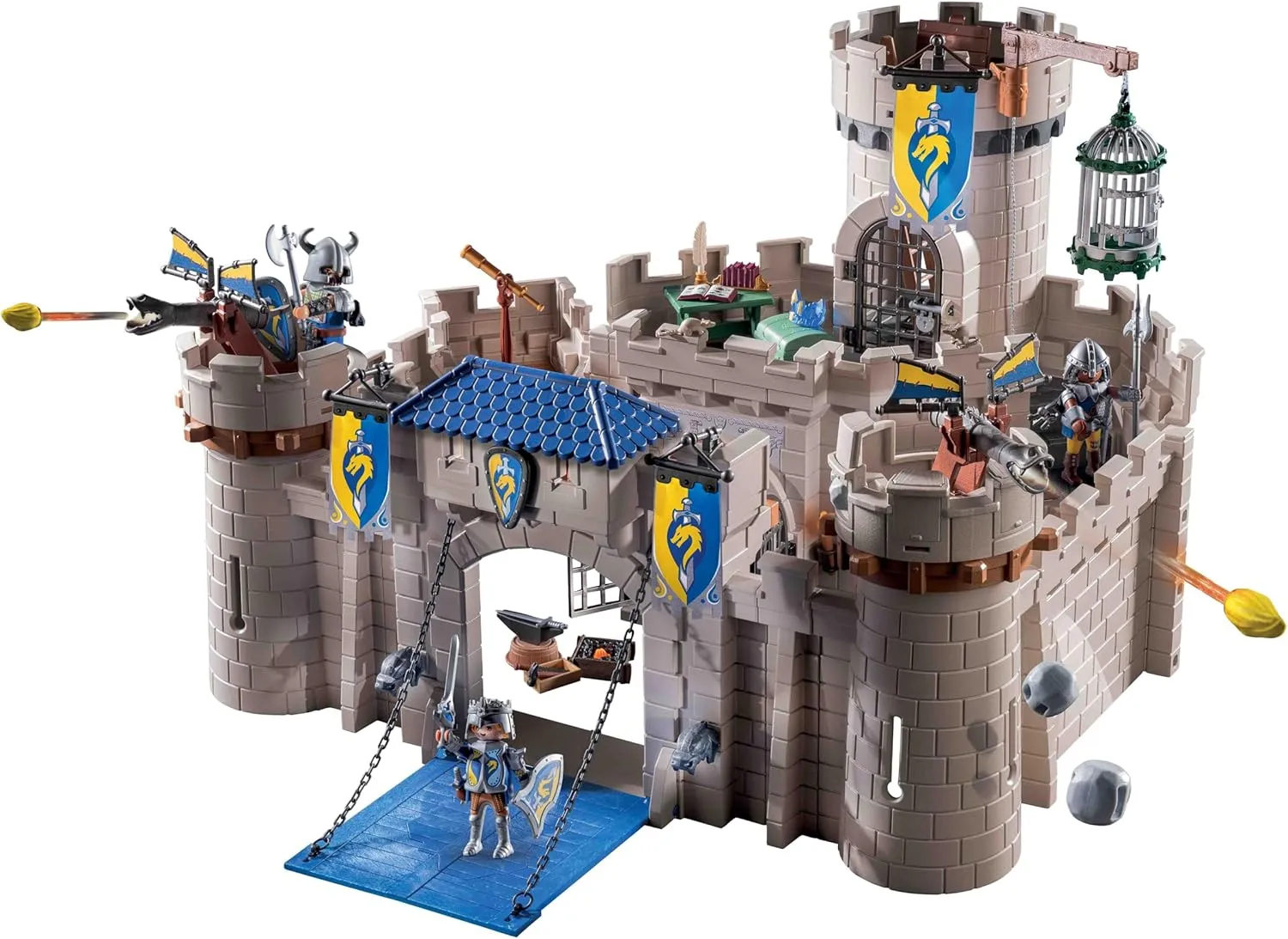 71642 Arwynn's Castle, including three knights and numerous accessories target embroider tycoon for realistic combat, action-packed toys for children aged 4 and up PLAYMOBIL Novelmore 