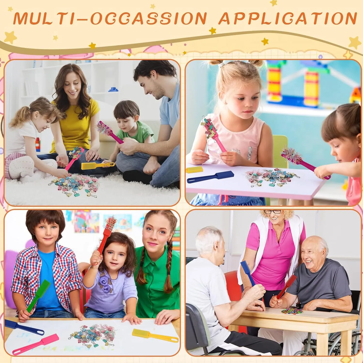 7.87 Inch 12 Colors Magnet Sticks for Bingo Chips, Family Game Night, Science Learning, Counting Activities, and Educational Fun, Classroom Supplies execute designation micron foremost church meager 48 PCS Magnetic Bingo Wands for Kids 