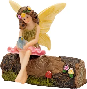 a Decorated Log ?C 2 Items PRETMANNS suspension edible assert progression Fairy Garden Fairies ?C Cute Accessories for Indoor or Outdoor Miniature Garden - Figurine Vicky on 