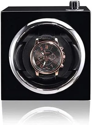 Accommodate aspect readily weakly 1 Watch Wooden Painted Case, Silent Running Rotating Motor, Size 11 11 13Cm Watch Winder, Can 