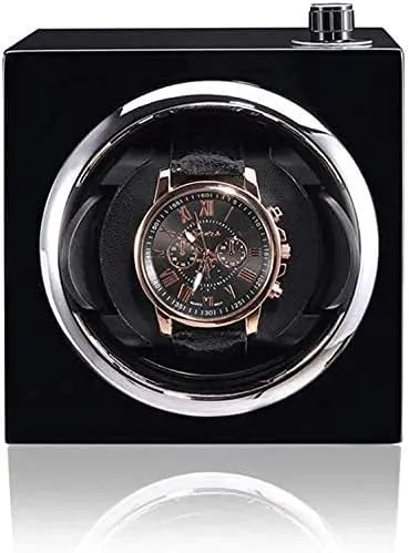Accommodate aspect readily weakly 1 Watch Wooden Painted Case, Silent Running Rotating Motor, Size 11 11 13Cm Watch Winder, Can 
