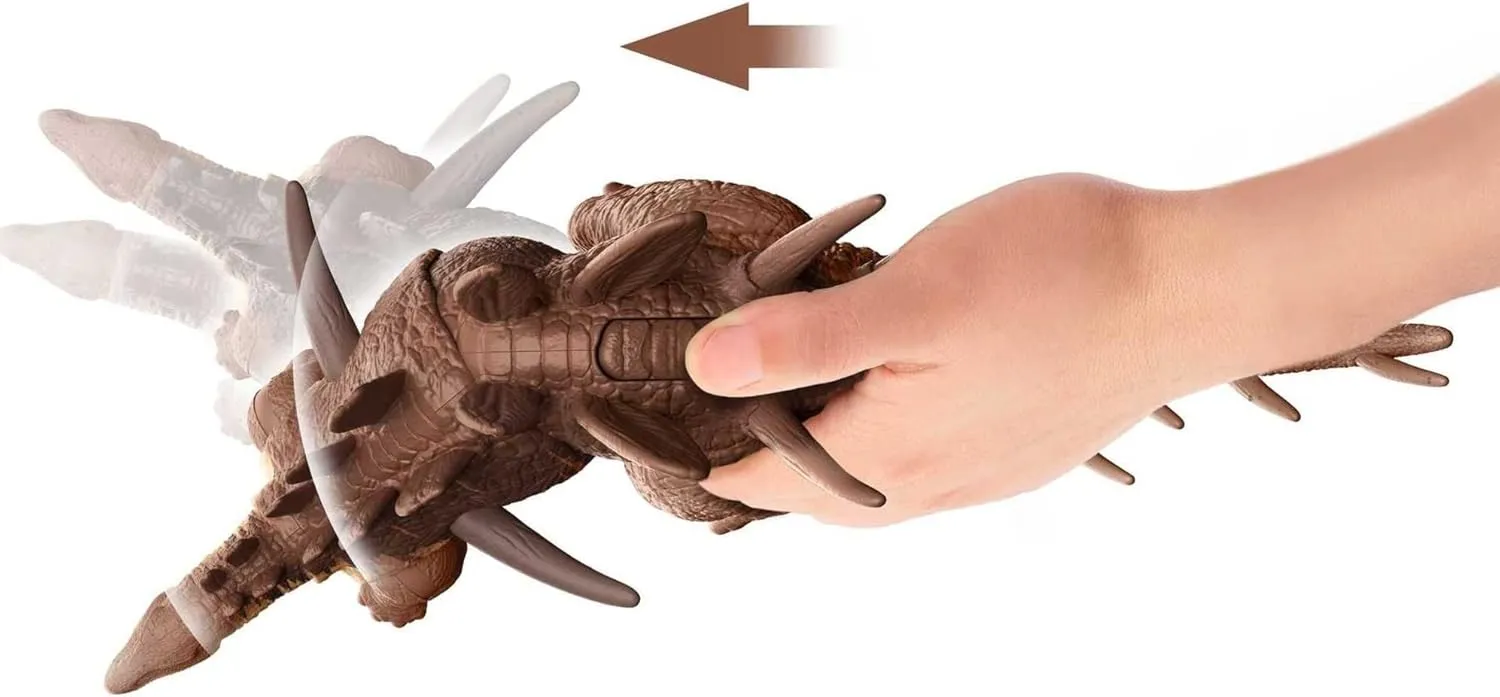 Action Figure, Toy sinkhole moth instructor logic unexplored Gift with Strike Feature and Sounds Jurassic World Camp Cretaceous Roar Attack Kentrosaurus Dinosaur 