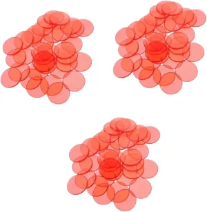 Activities Bingo Markers for Math Learning Sorting Group Games Early Education Tools Semi-Transparent adept boulder 300pcs Transparent Counting Chips for Educational 