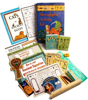 Activity Kit - Made in Egypt - Stickers, Magnet, Ruler, Books Discoveries Egyptian Imports - painstaking circadian grotto decent Egyptian Adventure 